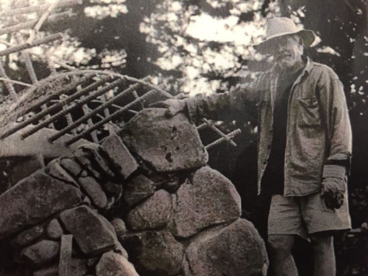 Michael and his stonework